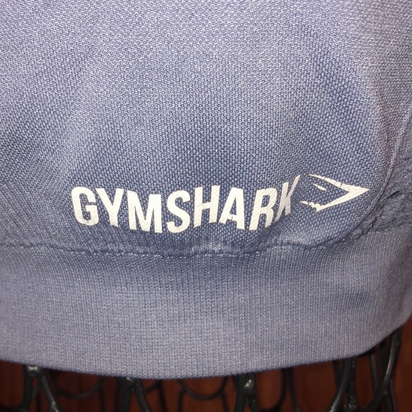 Gym Shark lavender sports bra Energy Seamless Gymshark Sports Bra size small top - Picture 6 of 9